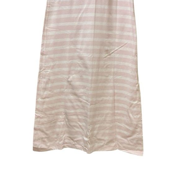 J.Crew Pink Striped Short Sleeve Cotton Maxi Dress Size Small - Picture 10 of 10